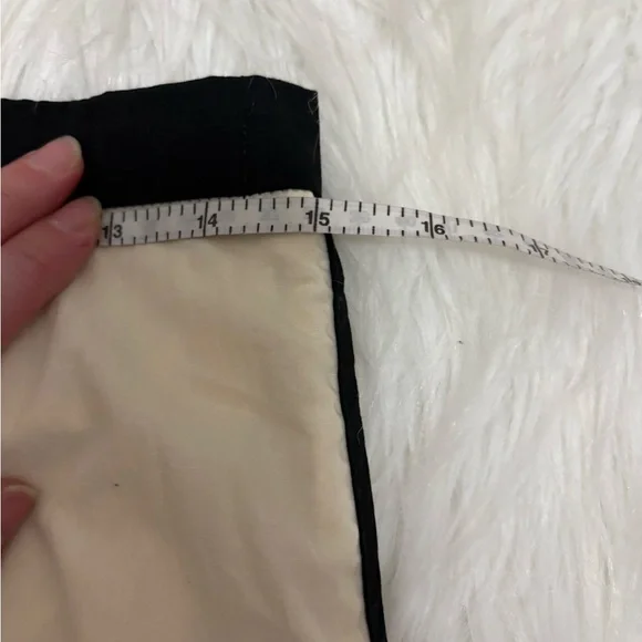 Scalloped Hem Contrast Trim Cream Sleeveless Summer Skort Set - Picture 9 of 11